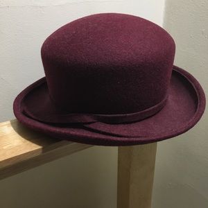 Dressy Wool Maroon Hat